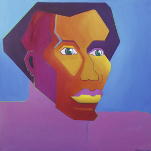 "Miguel" - 30" x 30" - oils - $500